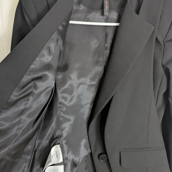 BCBGMaxAzria Women's Elegant Black Blazer Suit Jacket Size XXS - Picture 5 of 14